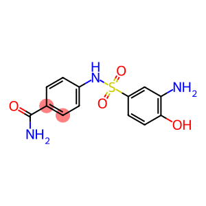 4-[(3-amino-4-hydroxybenzene)sulfonamido]benzamide