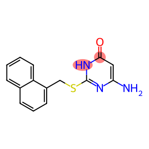 6-amino-2-[(naphthalen-1-ylmethyl)sulfanyl]-3,4-dihydropyrimidin-4-one