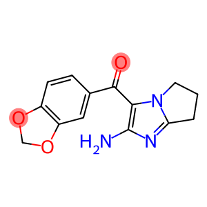 (2-AMINO-6,7-DIHYDRO-5H-PYRROLO[1,2-A]IMIDAZOL-3-YL)(1,3-BENZODIOXOL-5-YL)METHANONE