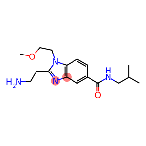 2-(2-AMINO-ETHYL)-1-(2-METHOXY-ETHYL)-1H-BENZOIMIDAZOLE-5-CARBOXYLIC ACID ISOBUTYL-AMIDE