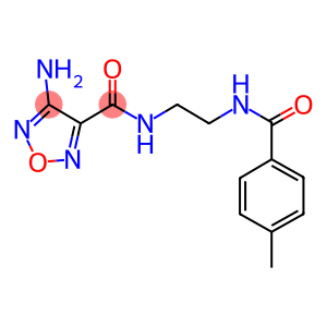 4-AMINO-N-{2-[(4-METHYLBENZOYL)AMINO]ETHYL}-1,2,5-OXADIAZOLE-3-CARBOXAMIDE