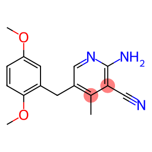 2-AMINO-3-CYANO-4-METHYL-5-(2,5-DIMETHOXYBENZYL)PYRIDINE