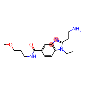 2-(2-AMINO-ETHYL)-1-ETHYL-1H-BENZOIMIDAZOLE-5-CARBOXYLIC ACID (3-METHOXY-PROPYL)-AMIDE