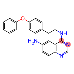 6-AMINO-4-(4-PHENOXYPHENYLETHYLAMINO)QUINAZOLINE