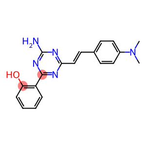 2-(4-AMINO-6-{(E)-2-[4-(DIMETHYLAMINO)PHENYL]VINYL}-1,3,5-TRIAZIN-2-YL)PHENOL