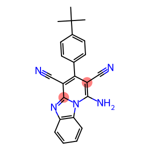 1-AMINO-3-(4-TERT-BUTYL-PHENYL)-BENZO[4,5]IMIDAZO[1,2-A]PYRIDINE-2,4-DICARBONITRILE