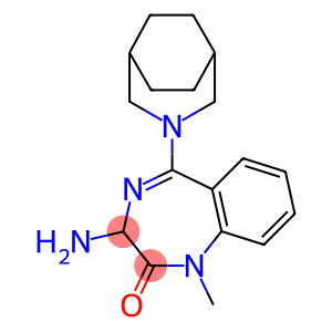 3-Amino-5-(3-aza-bicyclo[3.2.2]non-3-yl)-1-methyl-1,3-dihydro-benzo[e][1,4]diazepin-2-one