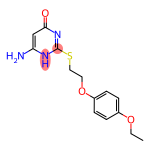 6-AMINO-2-([2-(4-ETHOXYPHENOXY)ETHYL]THIO)PYRIMIDIN-4(1H)-ONE