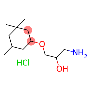 1-AMINO-3-[(3,3,5-TRIMETHYLCYCLOHEXYL)OXY]PROPAN-2-OL HYDROCHLORIDE