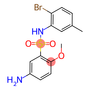 5-AMINO-N-(2-BROMO-5-METHYL-PHENYL)-2-METHOXY-BENZENESULFONAMIDE