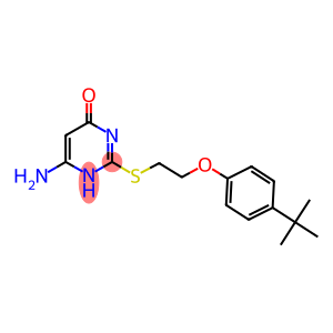 6-amino-2-{[2-(4-tert-butylphenoxy)ethyl]sulfanyl}pyrimidin-4(1H)-one