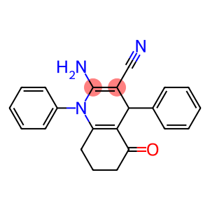 2-amino-5-oxo-1,4-diphenyl-1,4,5,6,7,8-hexahydroquinoline-3-carbonitrile