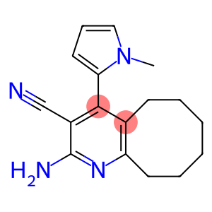 2-amino-4-(1-methyl-1H-pyrrol-2-yl)-5,6,7,8,9,10-hexahydrocycloocta[b]pyridine-3-carbonitrile