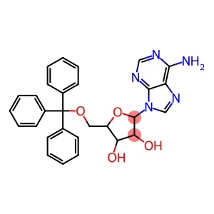 2-(6-amino-9H-purin-9-yl)-5-[(trityloxy)methyl]tetrahydrofuran-3,4-diol