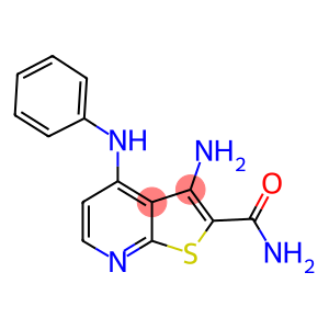 3-amino-4-anilinothieno[2,3-b]pyridine-2-carboxamide