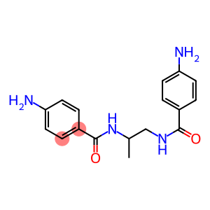 4-amino-N-{2-[(4-aminobenzoyl)amino]-1-methylethyl}benzamide