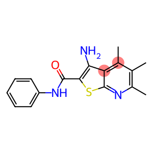 3-amino-4,5,6-trimethyl-N-phenylthieno[2,3-b]pyridine-2-carboxamide