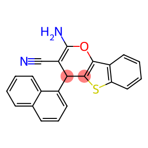 2-amino-4-(1-naphthyl)-4H-[1]benzothieno[3,2-b]pyran-3-carbonitrile