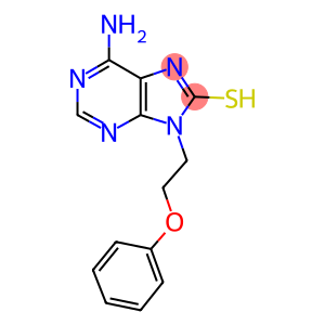 6-amino-9-(2-phenoxyethyl)-9H-purin-8-yl hydrosulfide