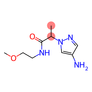 2-(4-amino-1H-pyrazol-1-yl)-N-(2-methoxyethyl)propanamide