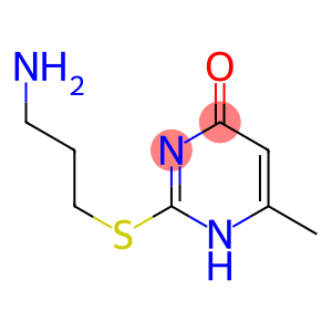 2-[(3-aminopropyl)sulfanyl]-6-methyl-1,4-dihydropyrimidin-4-one