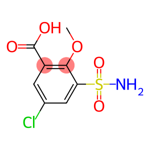 3-(aminosulfonyl)-5-chloro-2-methoxybenzoic acid