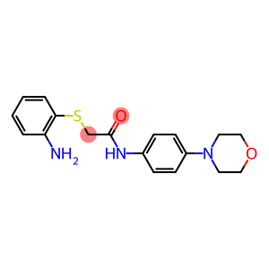 2-[(2-aminophenyl)sulfanyl]-N-(4-morpholinophenyl)acetamide