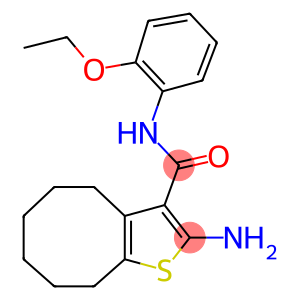 2-amino-N-(2-ethoxyphenyl)-4,5,6,7,8,9-hexahydrocycloocta[d]thiophene-3-carboxamide