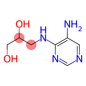 3-[(5-aminopyrimidin-4-yl)amino]propane-1,2-diol