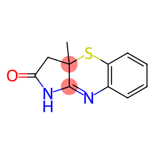 3a-methyl-3,3a-dihydropyrrolo[3,2-b][1,4]benzothiazin-2(1H)-one