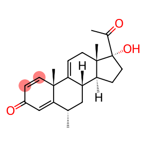 6A-METHYL-17A,-HYDROXY-PREGNA-1,4,9(11)-TRIENE-3,20-DIONE