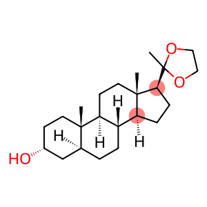 5-ALPHA-PREGNAN-3-ALPHA-OL-20-ONE ETHYLENE KETAL