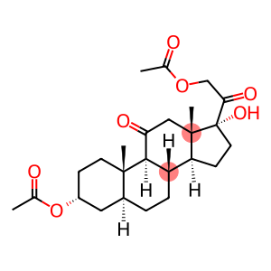 5-ALPHA-PREGNAN-3-ALPHA, 17,21-TRIOL-11,20-DIONE 3,21-DIACETATE