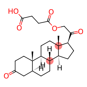 SUCCINIC ACID MONO-[2-((5S,8R,9S,10S,13S,14S,17S)-10,13-DIMETHYL-3-OXO-HEXADECAHYDRO-CYCLOPENTA[A]PHENANTHREN-17-YL)-2-OXO-ETHYL] ESTER