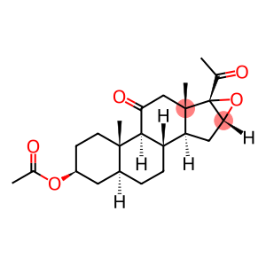 5-ALPHA-PREGNAN-16,17-EPOXY-3-BETA-OL-11,20-DIONE ACETATE