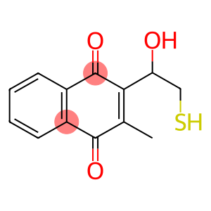 ALPHA2-(2-MERCAPTO-1-HYDROXYETHYL)-3-METHYL-1,4-NAPTHOQUINONE