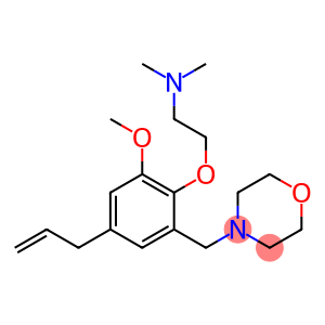 4-[3-Allyl-6-[2-(dimethylamino)ethoxy]-5-methoxybenzyl]morpholine