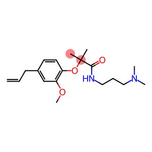 2-(4-Allyl-2-methoxyphenoxy)-N-[3-(dimethylamino)propyl]-2-methylpropionamide