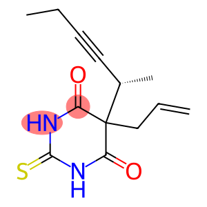 (-)-5-Allyl-2,3-dihydro-5-[(R)-1-methyl-2-pentynyl]-2-thioxo-4,6(1H,5H)-pyrimidinedione