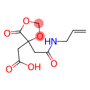 4-(Allylcarbamoylmethyl)-5-oxo-1,3-dioxolane-4-acetic acid