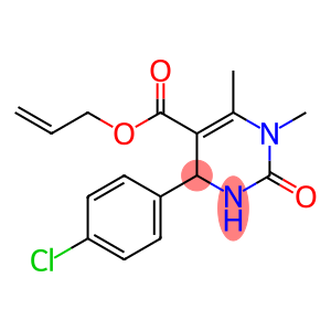 allyl 4-(4-chlorophenyl)-1,6-dimethyl-2-oxo-1,2,3,4-tetrahydropyrimidine-5-carboxylate