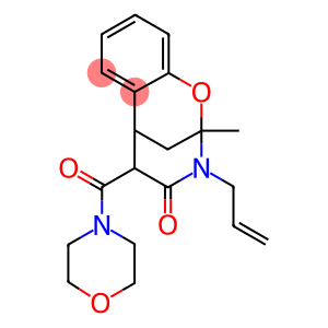 10-allyl-9-methyl-12-(4-morpholinylcarbonyl)-8-oxa-10-azatricyclo[7.3.1.0~2,7~]trideca-2,4,6-trien-11-one