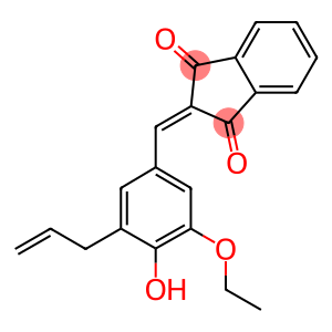 2-(3-allyl-5-ethoxy-4-hydroxybenzylidene)-1H-indene-1,3(2H)-dione