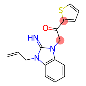 2-(3-allyl-2-imino-2,3-dihydro-1H-benzimidazol-1-yl)-1-(2-thienyl)ethanone