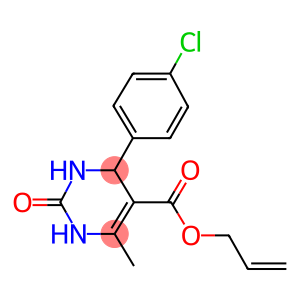 allyl 4-(4-chlorophenyl)-6-methyl-2-oxo-1,2,3,4-tetrahydro-5-pyrimidinecarboxylate