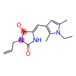 3-allyl-5-[(1-ethyl-2,5-dimethyl-1H-pyrrol-3-yl)methylene]-2,4-imidazolidinedione