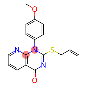 2-(allylthio)-1-(4-methoxyphenyl)-1,4-dihydropyrido[2,3-d]pyrimidin-4-one