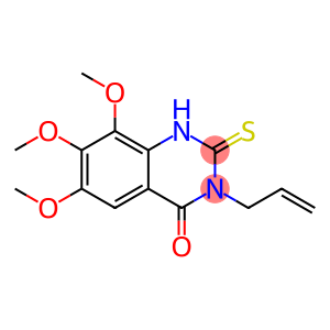 3-allyl-6,7,8-trimethoxy-2-thioxo-1,2,3,4-tetrahydroquinazolin-4-one