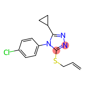 3-(allylthio)-4-(4-chlorophenyl)-5-cyclopropyl-4H-1,2,4-triazole