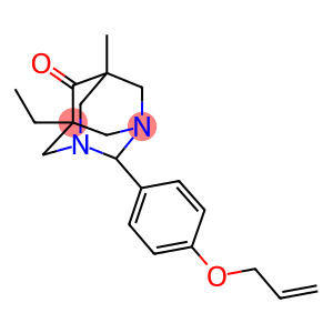 2-[4-(ALLYLOXY)PHENYL]-5-ETHYL-7-METHYL-1,3-DIAZATRICYCLO[3.3.1.1~3,7~]DECAN-6-ONE